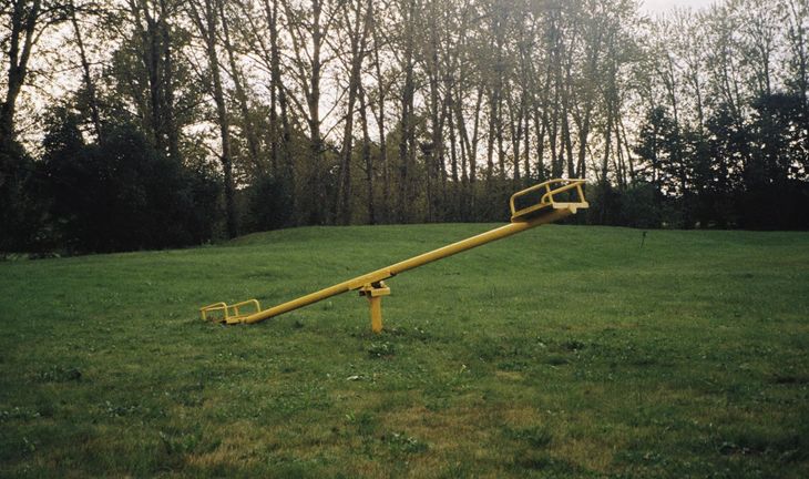 a seesaw
